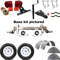 3,500 lbs. Torsion Axle Trailer Kit (15" wheels)