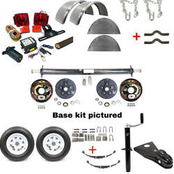 3,500 lb. Brake Axle Trailer Kit (15" Wheels)