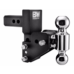 2" Multi-Pro Tow & Stow Adjustable Trailer Hitch Dual-Ball Mount 4.5" Drop (2" x 2-5/16") - TS10065BMP