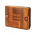 Amber Square LED Marker/Clearance Light - MCL-36AB