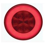 4" Round GloLight Stop/Turn/Taillight RED -STL-101RBK