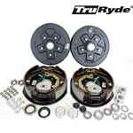 5-4.5" Bolt Circle 3,500 lbs. TruRyde® Trailer Axle Electric Brake Kit - BK545ELE-IPS