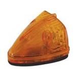 Sealed Amber LED Triangular Cab/Clearance Light - PC Rated - CBL22AB