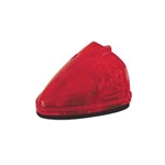 Sealed Red LED Triangular Cab/Clearance Light - PC Rated - CBL22RB