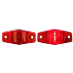 Mini Sealed Red LED Horizontal-Vertical Marker/Clearance Light - MCL99RB