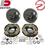 Dexter Pre-Greased Easy Assemble 5 on 5" Hub and Drum Electric Brake Kit for 3,500 lbs. Trailer Axle - PGBK550ELE