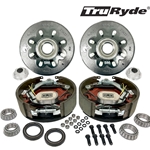 8-6.5" Bolt Circle 5/8" Stud TruRyde® 8K Axle Self-Adjusting Electric Brake Kit - BK8K580