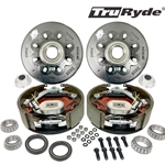 8-6.5" Bolt Circle 9/16" Stud TruRyde® 8K Axle Self-Adjusting Electric Brake Kit - BK8K916