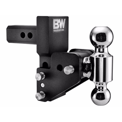 2" Multi-Pro Tow & Stow Adjustable Trailer Hitch Dual-Ball Mount 4.5" Drop (2" x 2-5/16") - TS10065BMP