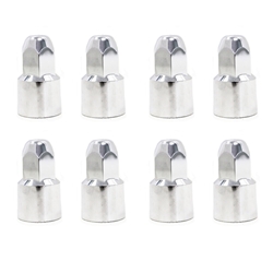 Eight Pack Alcoa Chrome Plated ABS Nut Cover - 000078X8
