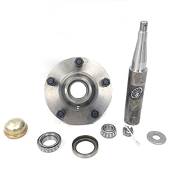 5 Bolt, 5½ Bolt Circle, 4" Pilot Implement Hub with Spindle and Parts - AG-H2055550-2ZHAWS